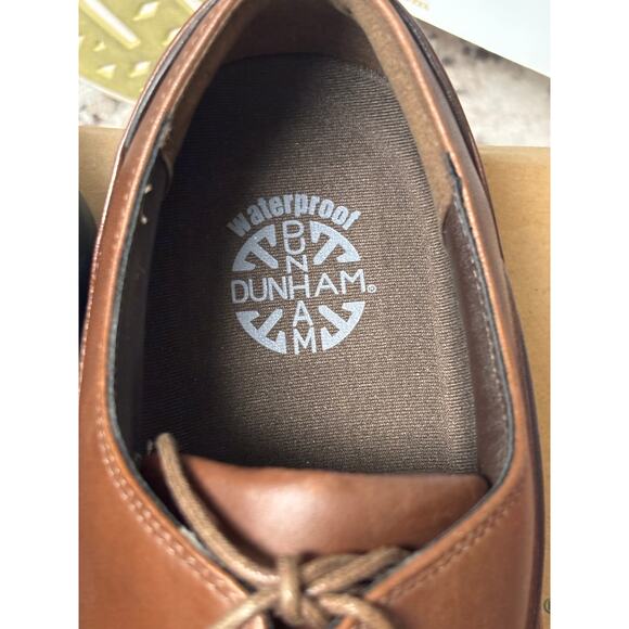 Dunham Brown Leather Oxford Shoes Men’s 9 6E Wide - Picture 5 of 9
